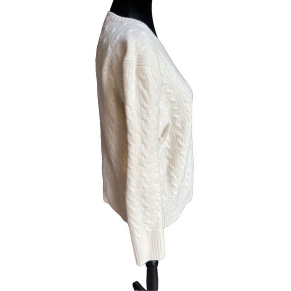 Ralph Lauren Cream Cable Knit Sweater - Picture 6 of 12